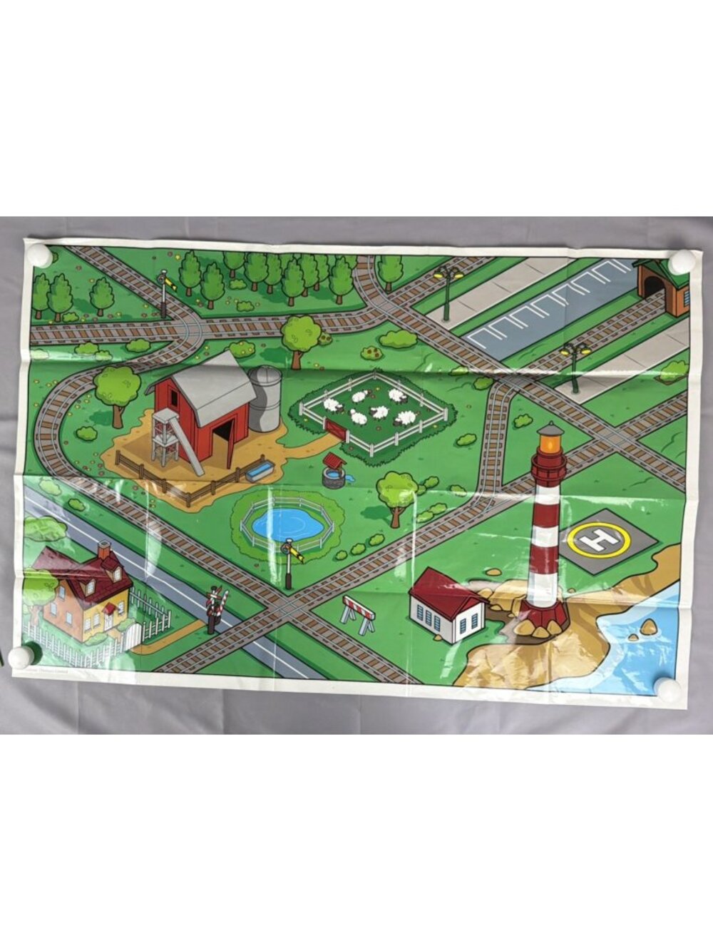 Play Mat for Thomas & Friends My Busy Books Playset EUC Playmat only